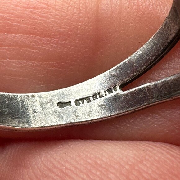 Vintage Bell Trading Native American Mens Womens Ring Turquoise Sterling Silver - Picture 6 of 7